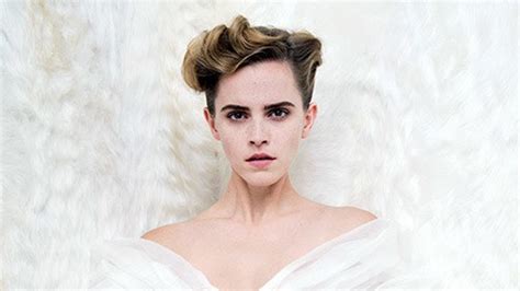 emma watson tit|Emma Watson Reacts, Topless Vanity Fair Pic Controversy